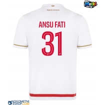 Moški Nogometni dresi AS Monaco Ansu Fati #31 Domači 2025-26 Kratek Rokav